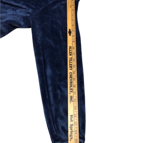 The North Face Navy Blue Fleece Jacket 3X Full Zip Pockets - Picture 4 of 10